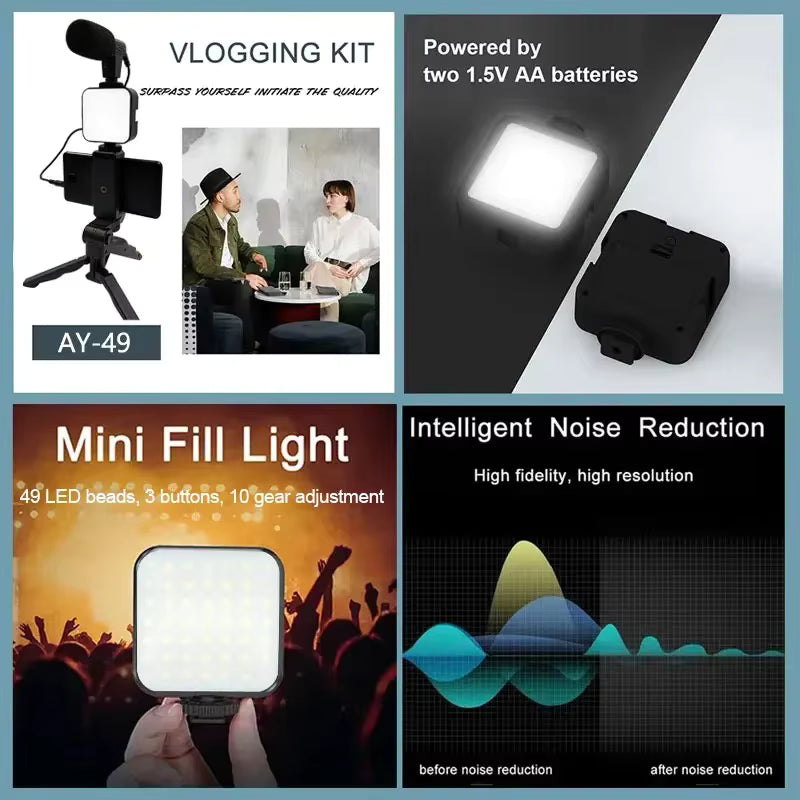 Mobile Vlogging Kit AY49