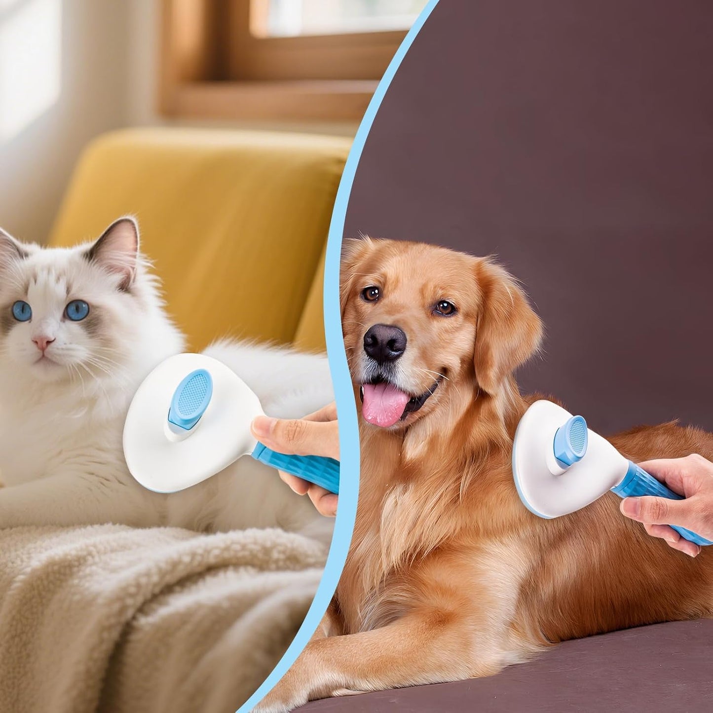 Self Cleaning Slicker Brush