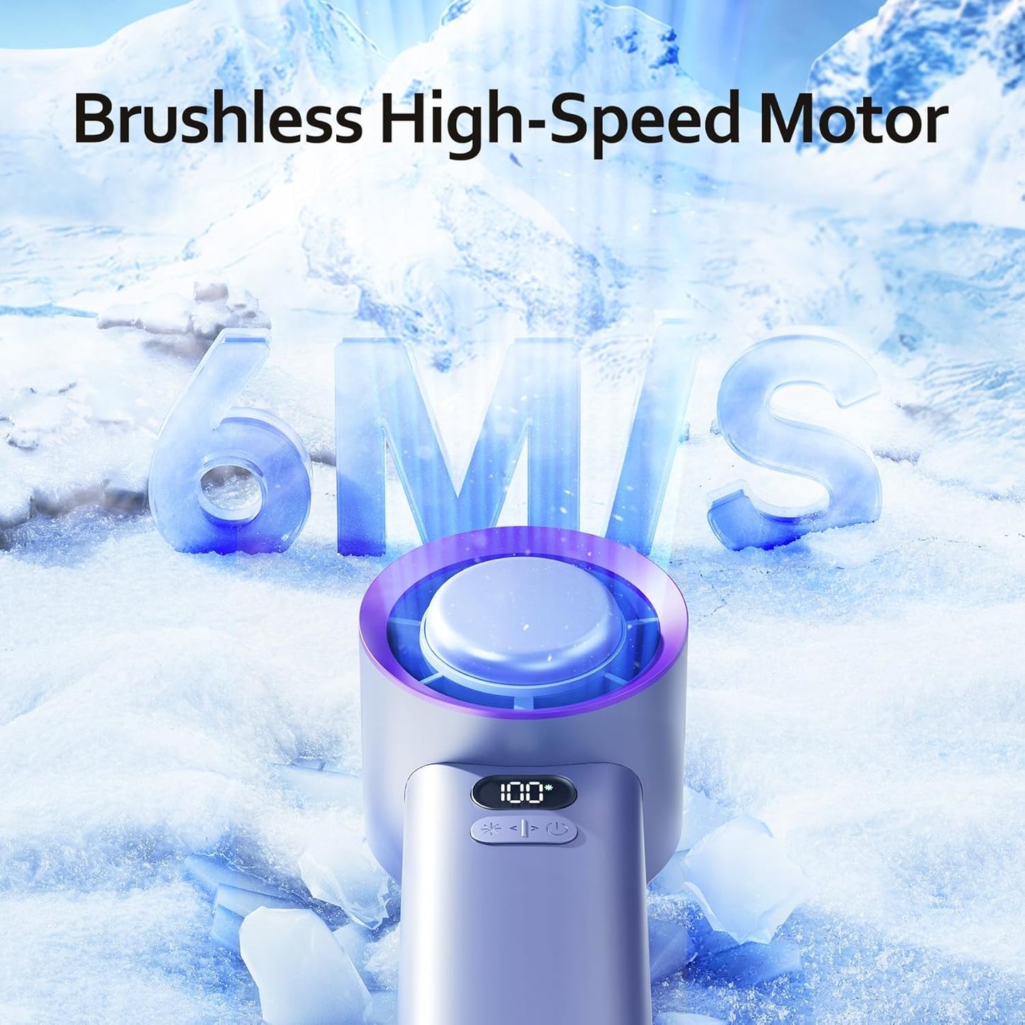 Handheld high speed cooling fan