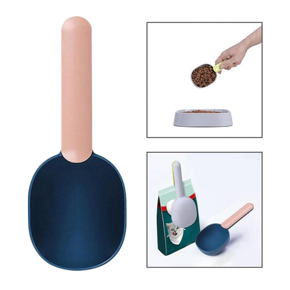 Macaso Pet Dog Cat Dry Food Scoop Spoon Shovel Animal Feeding Navy Pink
