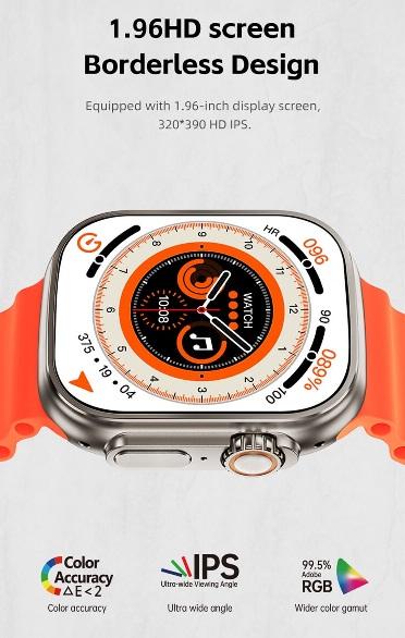 WS68 ULTRA 1.85 inch Color Screen Smart Watch