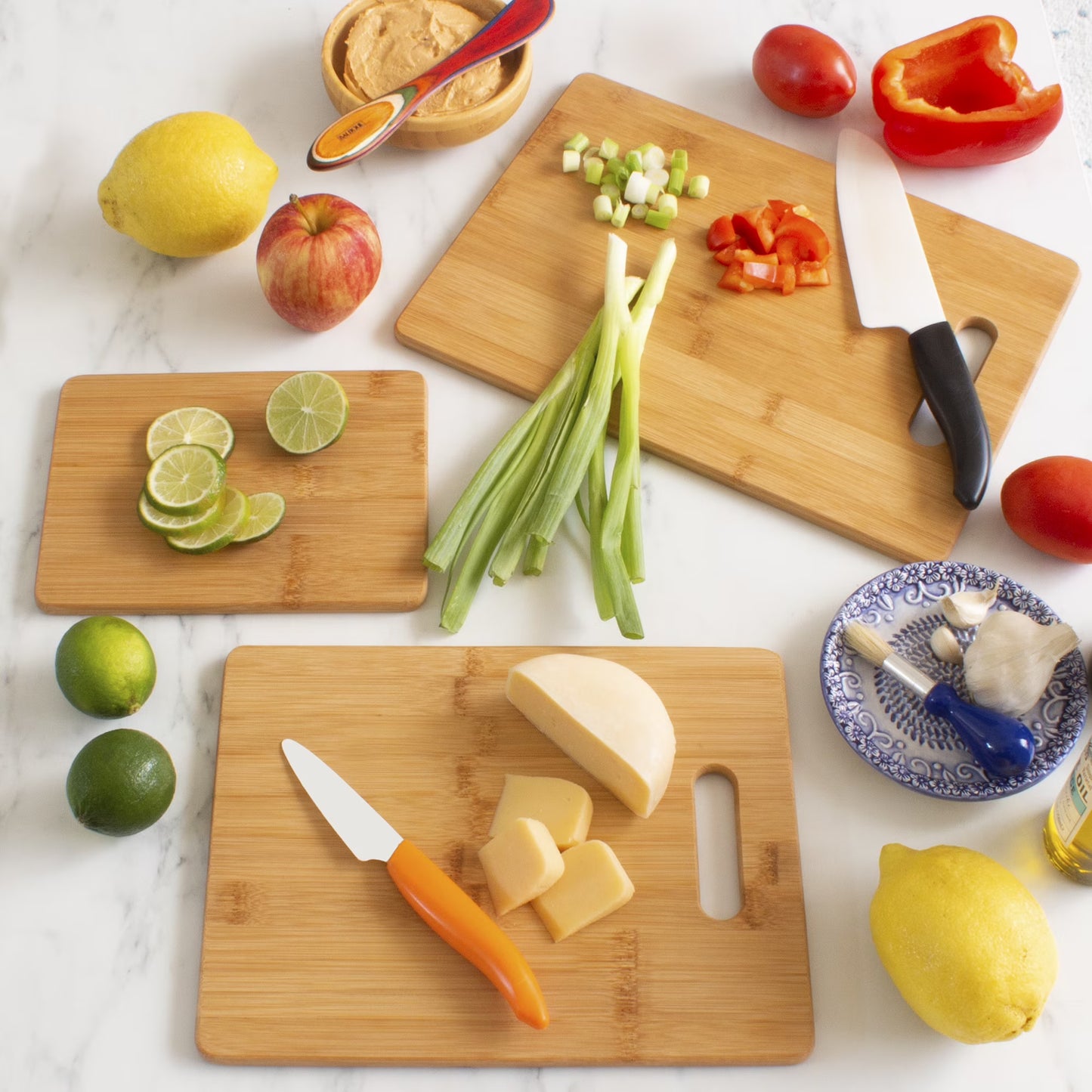 3pc Bamboo cutting board