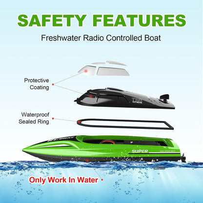 Rechargeable Remote Control Boat 2.4 Ghz