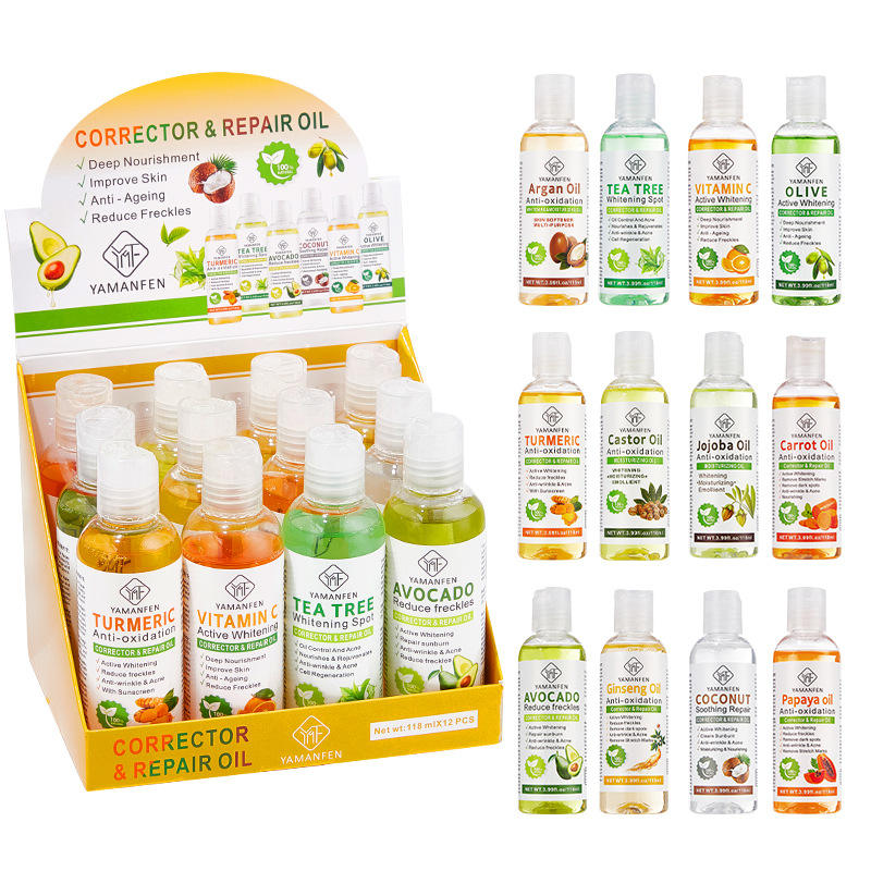 12 Style Castor Base Oil Natural Moisturizing