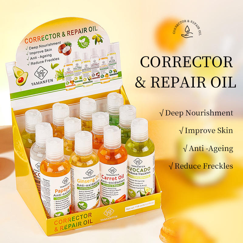 12 Style Castor Base Oil Natural Moisturizing