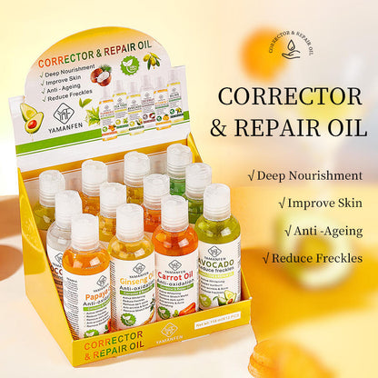12 Style Castor Base Oil Natural Moisturizing