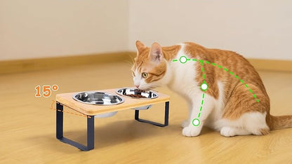 Cat Bowl Elevated Cat Food Bowl