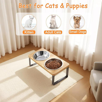 Cat Bowl Elevated Cat Food Bowl