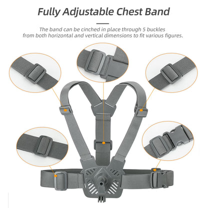 Chest Strap Camera Mounting Bracket for DJI Pocket 3