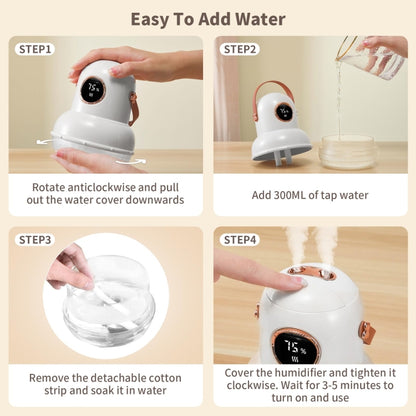ICARERFAMILY® Hanging Double Spray Air Humidifier(Digital display)