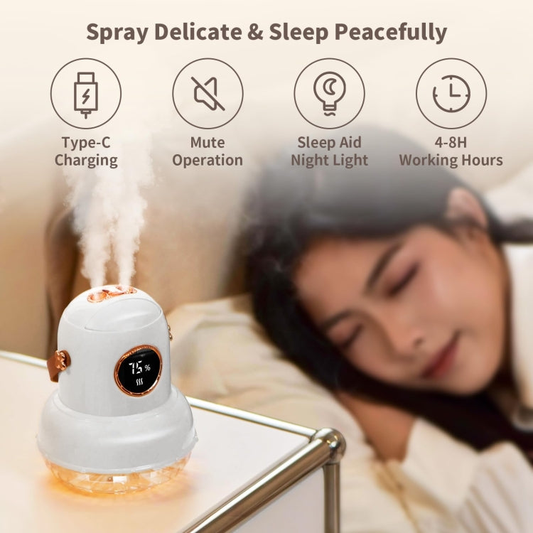 ICARERFAMILY® Hanging Double Spray Air Humidifier(Digital display)