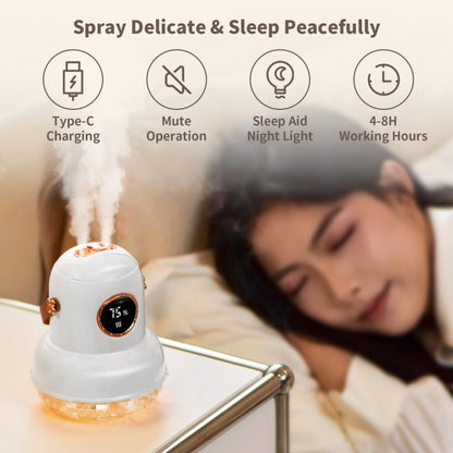 ICARERFAMILY® Hanging Double Spray Air Humidifier(Digital display)