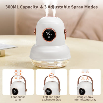ICARERFAMILY® Hanging Double Spray Air Humidifier(Digital display)