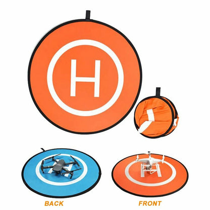 Protective Fast-fold Drone Landing Pad Apron