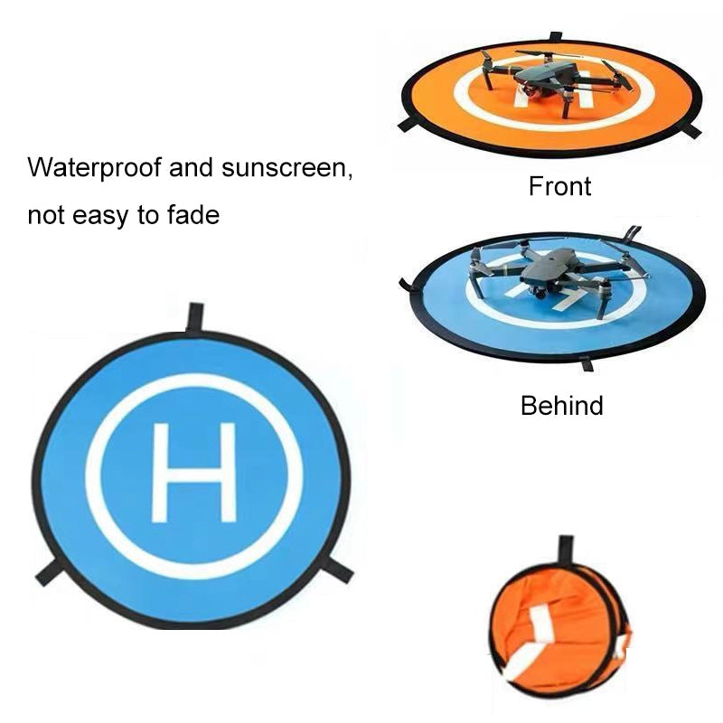 Protective Fast-fold Drone Landing Pad Apron