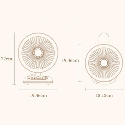 ICARER FAMILY Foldable Fan with Light(4000mAh)
