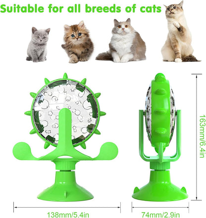 Food Throwing Toy with Hopper for Cats and Dogs