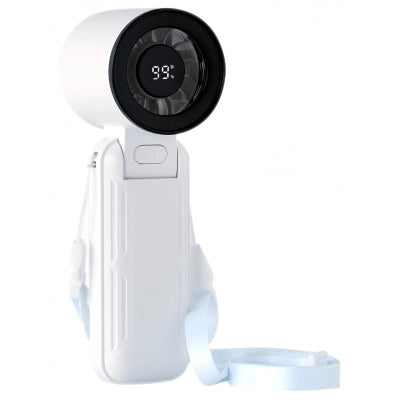Handheld folding cooling fan