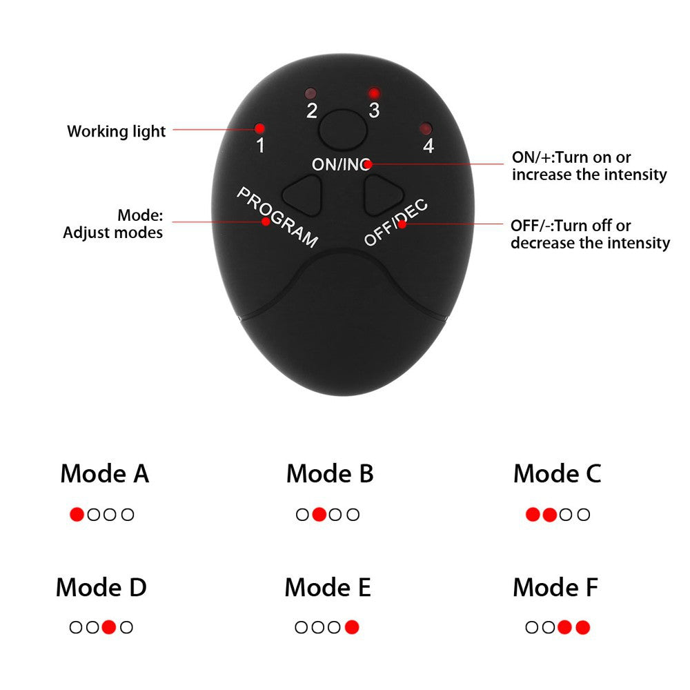 EMS Trainer Vibrating Massager for Back Hips