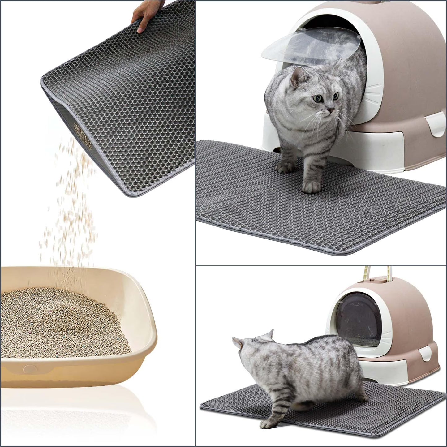 Honeycomb Double Layer Cat Mat