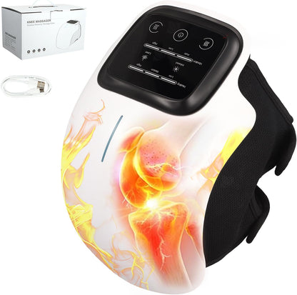 Cordless Knee Massager with Powerful Infrared Heating