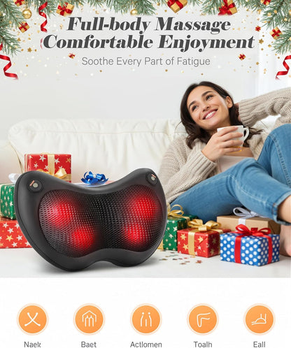 3D Shiatsu Massager Pillow