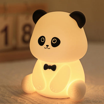 Cute Panda Squishy LED Lamp