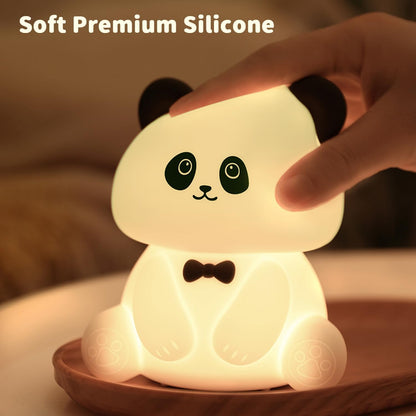 Cute Panda Squishy LED Lamp