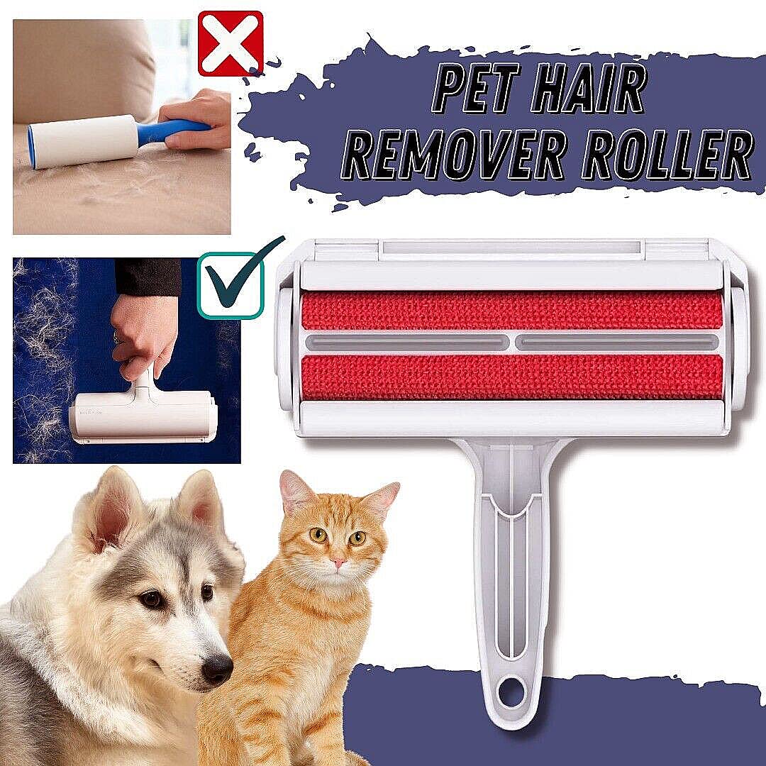 Reusable Pet Hair Remover Roller | Lint Removal for Clothes