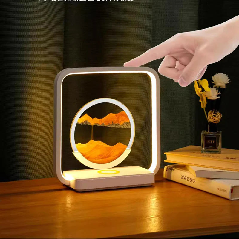 Sand Painting Table Lamp
