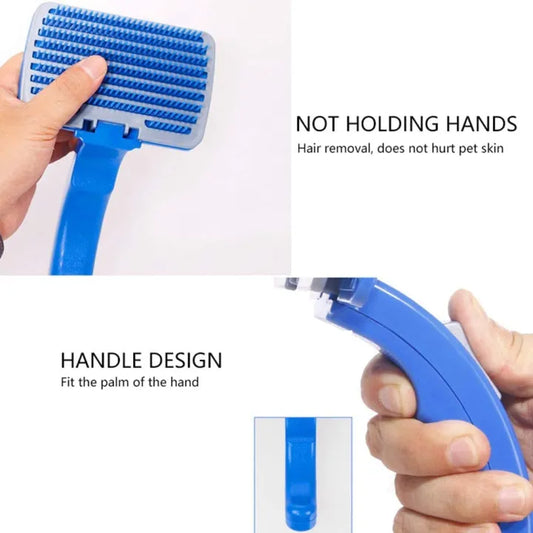 4 Self-cleaning Grooming brush