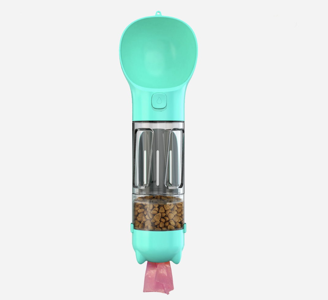 Cat Feeder,Dog Sturdy Puppy Bag Clip Food Feeding Spoon Multi-Function